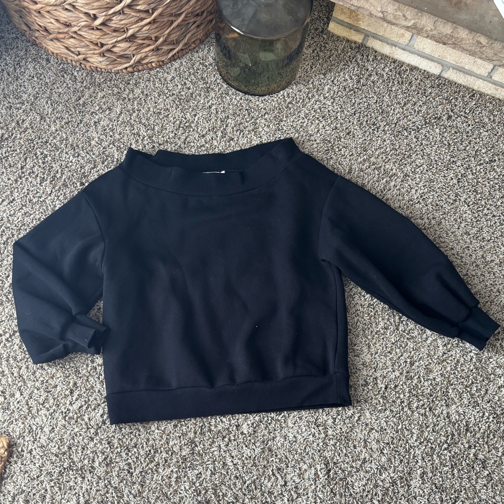 H&M off the shoulder sweatshirt